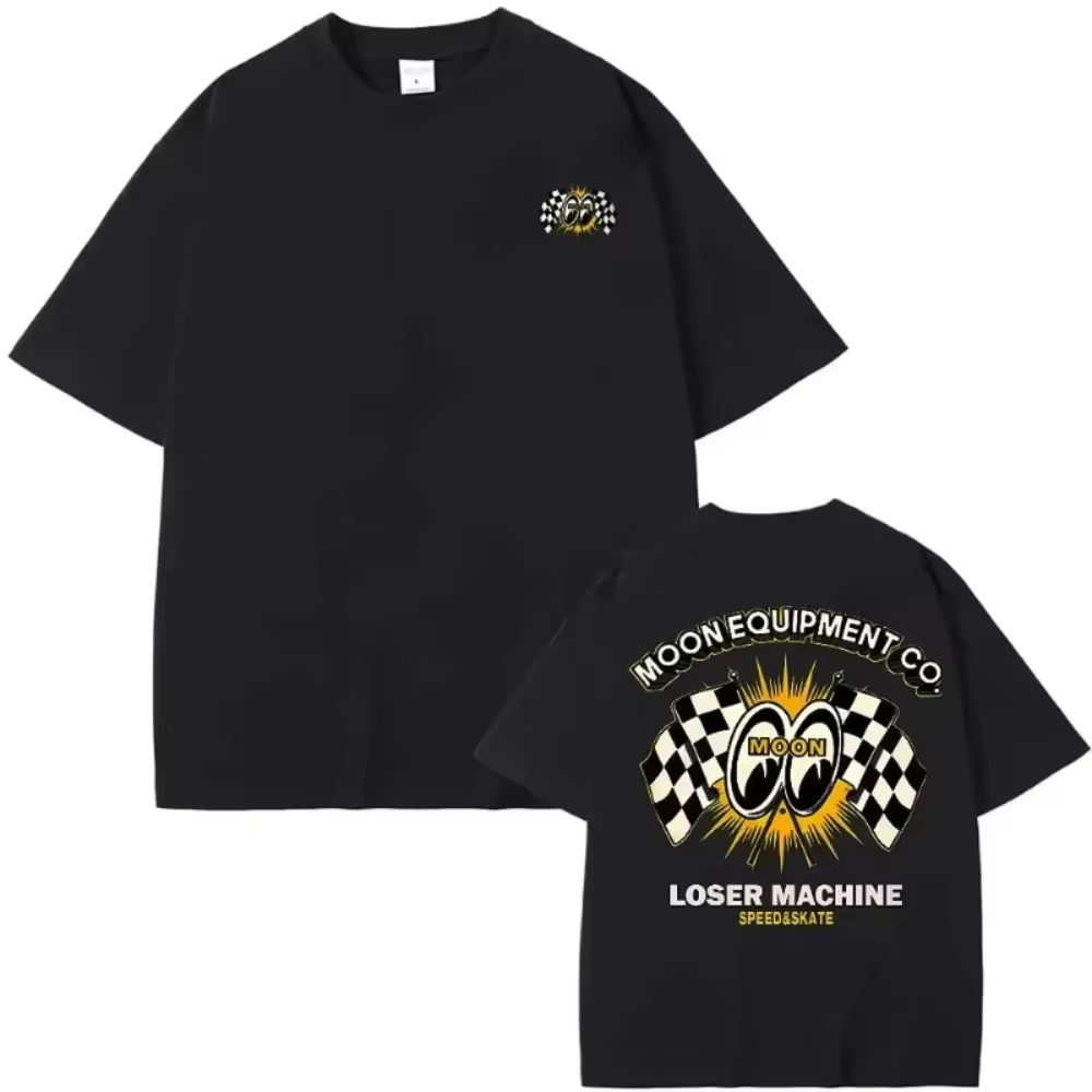 Streetwear Brand Clothing - 2026 Red Roadster Moon, een T-shirt